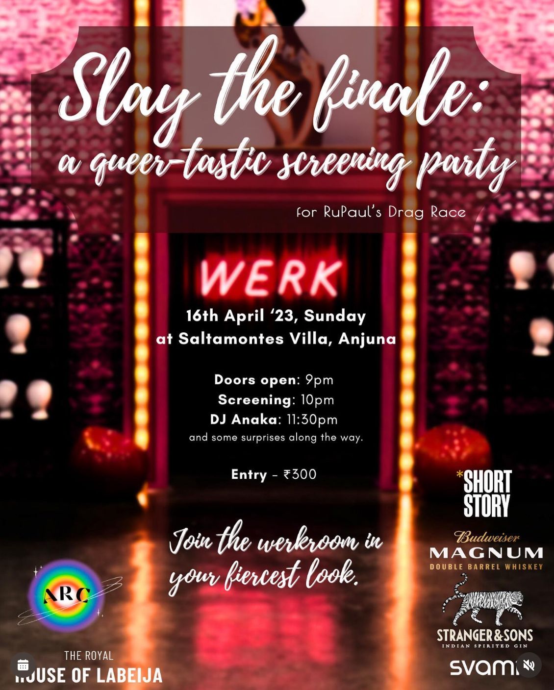 Poster for Slay the Finale, 16 Apr 2023