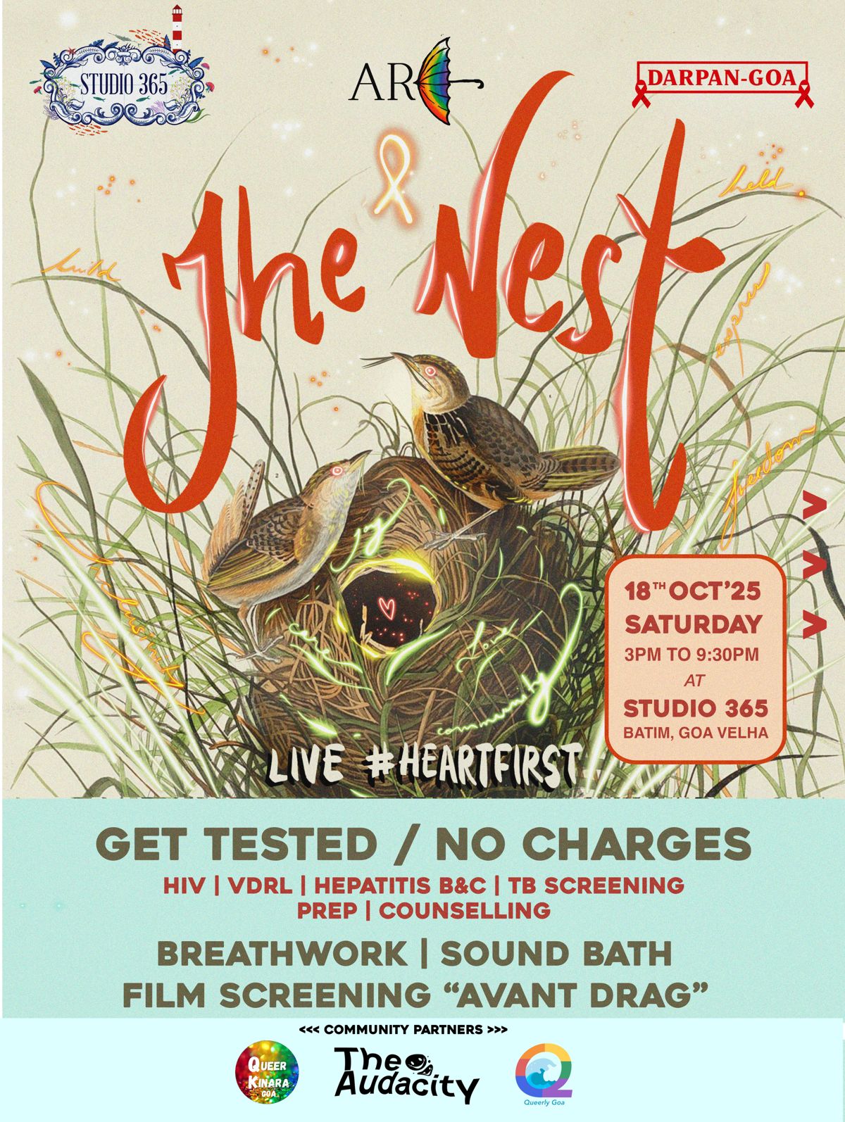 Poster for The Nest, 18 Oct 2025